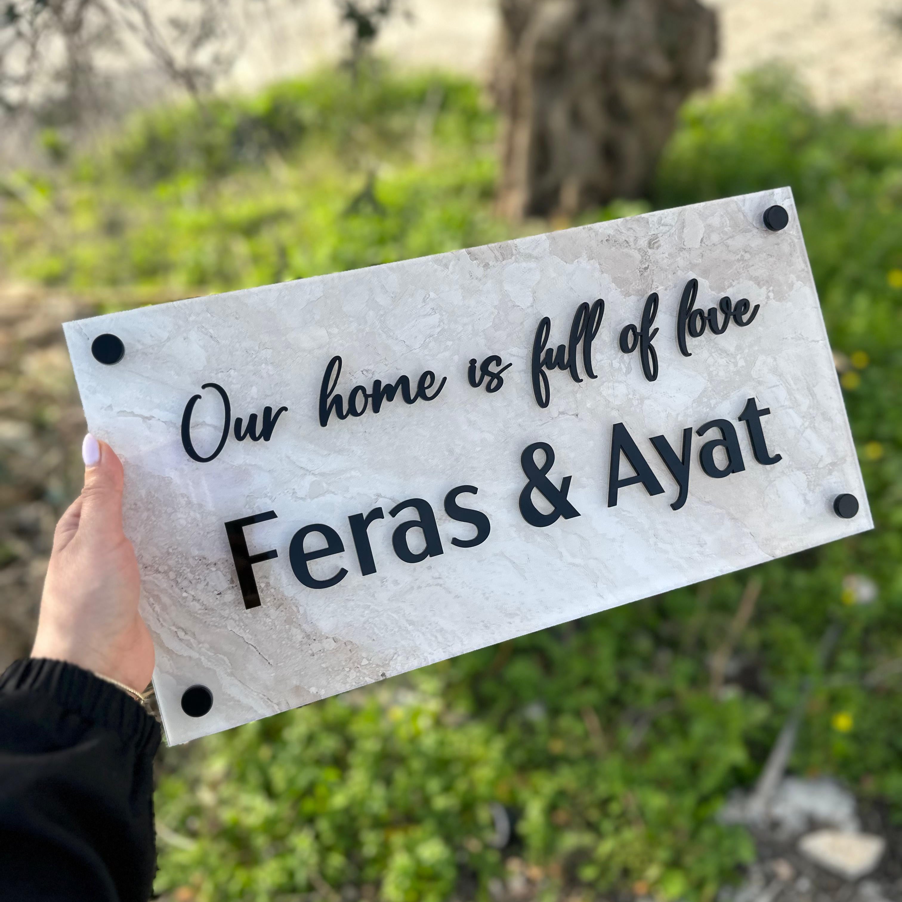 Feras & Ayat | لوحة الأكريلك (UV)