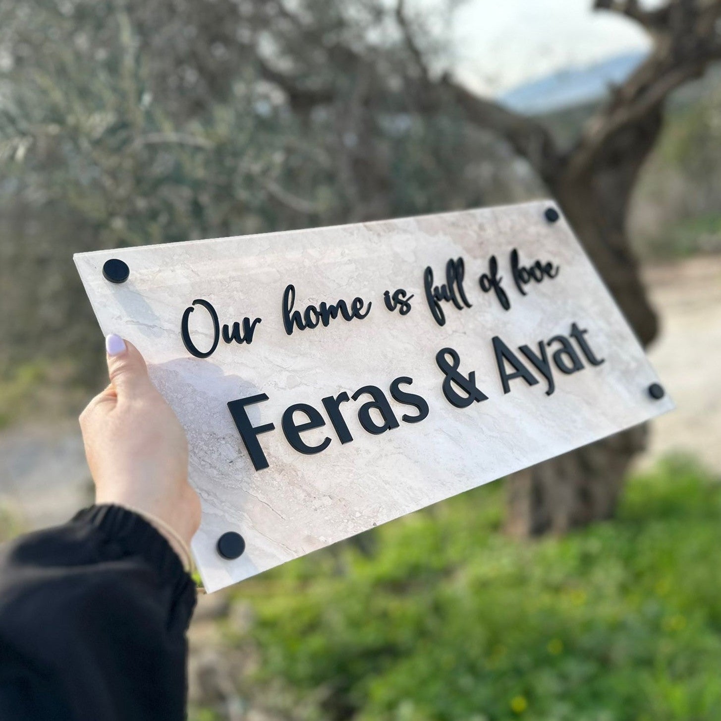 Feras & Ayat | لوحة الأكريلك (UV)