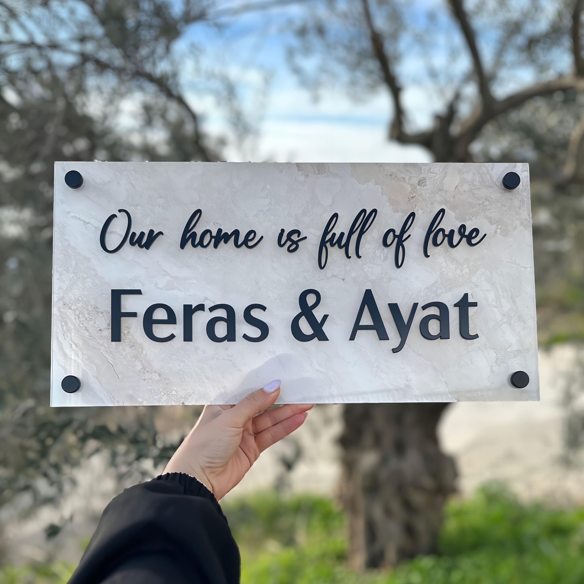 Feras & Ayat | لوحة الأكريلك (UV)