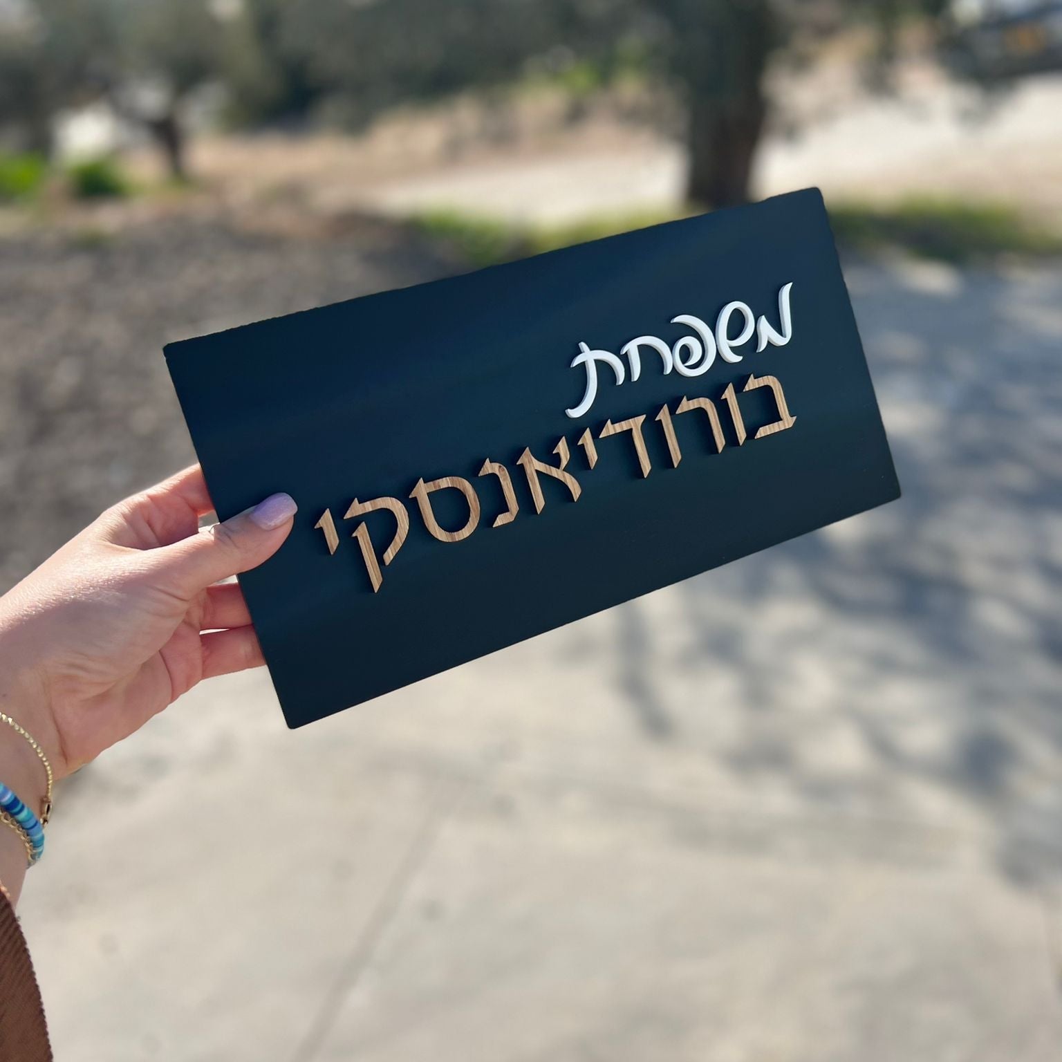 משפחת בורודיאנסקי | שלט לדלת