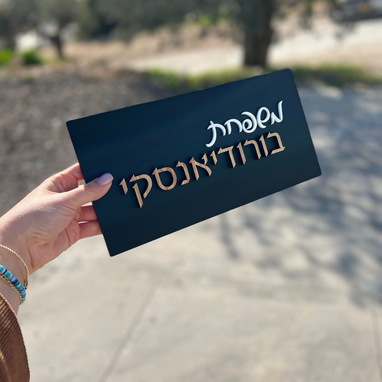 משפחת בורודיאנסקי | שלט לדלת